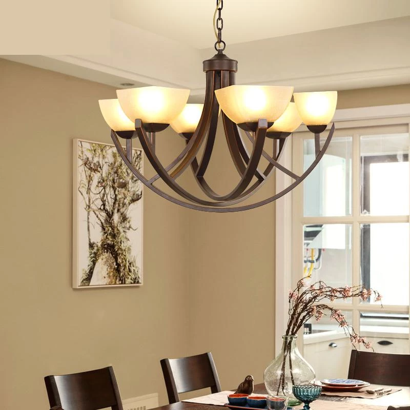 Maxim Lighting Sales Store 3 Maxim Lighting Sales Store -Maxim Lighting Sales Store Modern Vintage Living Room chandeliers ceiling Atmospheric Glass Chandelier Restaurant Lighting Tieyi Bedroom Studio led Lamp