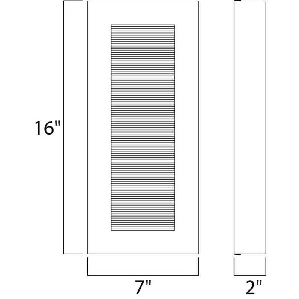 Avenue 4-Light Architectural Bronze Integrated LED Outdoor Wall Lantern Sconce by Maxim Lighting 2 Avenue 4-Light Architectural Bronze Integrated LED Outdoor Wall Lantern Sconce by Maxim Lighting - Image 2