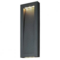 Avenue 6-Light Architectural Bronze Integrated LED Outdoor Wall Lantern Sconce by Maxim Lighting