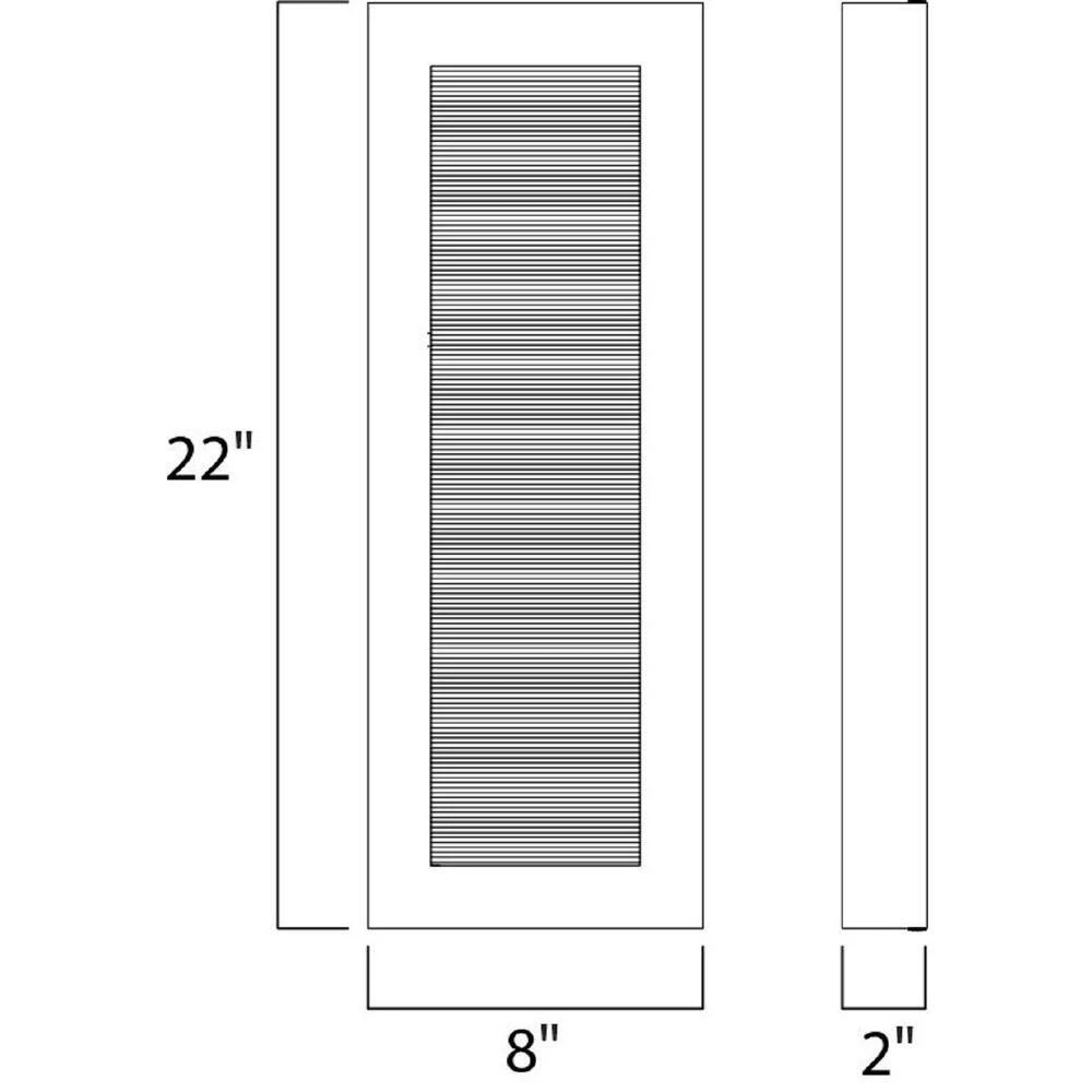 Avenue 6-Light Architectural Bronze Integrated LED Outdoor Wall Lantern Sconce by Maxim Lighting 2 Avenue 6-Light Architectural Bronze Integrated LED Outdoor Wall Lantern Sconce by Maxim Lighting - Image 2