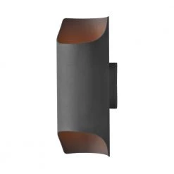 Lightray 2-Light Architectural Bronze Integrated LED Outdoor Wall Lantern Sconce by Maxim Lighting