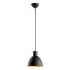 Cora 1-Light Black/Gold Pendant by Maxim Lighting