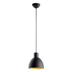 Cora 1-Light Black/Gold Pendant by Maxim Lighting