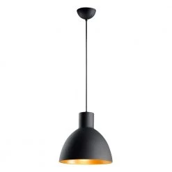Cora 1-Light Black/Gold Pendant by Maxim Lighting