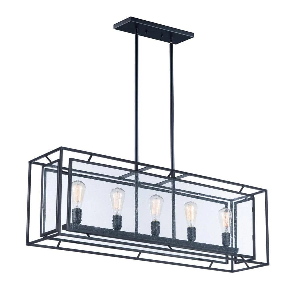 Era 5-Light Black Pendant by Maxim Lighting 1 Era 5-Light Black Pendant by Maxim Lighting