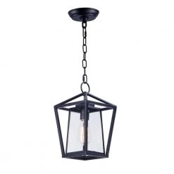 Artisan 8 in. Wide Black 1-Light Outdoor Hanging Lantern by Maxim Lighting