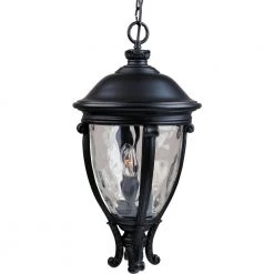Camden VX 3-Light Black Outdoor Hanging Lantern by Maxim Lighting
