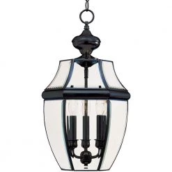 South Park 3-Light Black Outdoor Hanging Lantern by Maxim Lighting