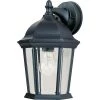Builder Cast 1-Light Black Outdoor Wall Mount Sconce by Maxim Lighting