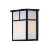 Coldwater 9 in. W 2-Light Black Outdoor Wall Lantern Sconce by Maxim Lighting