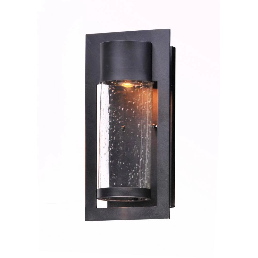 Focus 1-Light Black Integrated LED Outdoor Wall Lantern Sconce by Maxim Lighting 2 Focus 1-Light Black Integrated LED Outdoor Wall Lantern Sconce by Maxim Lighting - Image 2