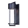 Focus 1-Light Black Integrated LED Outdoor Wall Lantern Sconce by Maxim Lighting