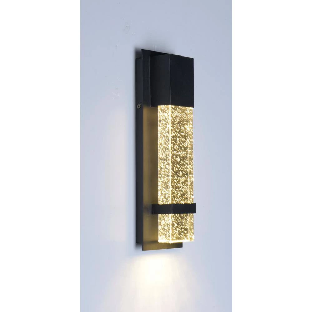 Opus 7.5 in. Wide 1-Light Black Oxide Outdoor Integrated LED Wall Lantern Sconce by Maxim Lighting 2 Opus 7.5 in. Wide 1-Light Black Oxide Outdoor Integrated LED Wall Lantern Sconce by Maxim Lighting - Image 2