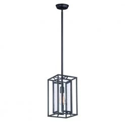 Era 1-Light Black Pendant by Maxim Lighting