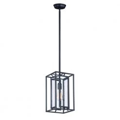 Era 1-Light Black Pendant by Maxim Lighting