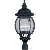 Crown Hill 4-Light Black Outdoor Pole/Post Mount by Maxim Lighting