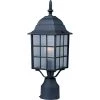North Church 1-Light Black Outdoor Pole/Post Mount by Maxim Lighting