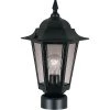 Builder Cast 1-Light Black Outdoor Pole/Post Mount by Maxim Lighting