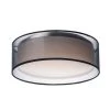 Prime 16 in. Black Organza Integrated LED Flushmount Light by Maxim Lighting
