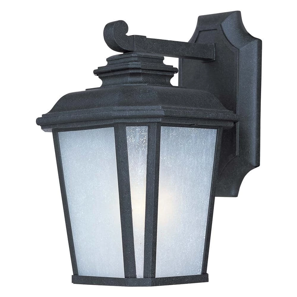 Radcliffe 7 in. W 1-Light Black Oxide Outdoor Wall Lantern Sconce by Maxim Lighting 1 Radcliffe 7 in. W 1-Light Black Oxide Outdoor Wall Lantern Sconce by Maxim Lighting