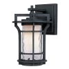 Oakville 6.25 in. W 1-Light Black Oxide Outdoor Wall Lantern Sconce by Maxim Lighting