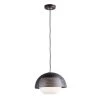 Perf 1-Light Black/Satin Brass Pendant by Maxim Lighting