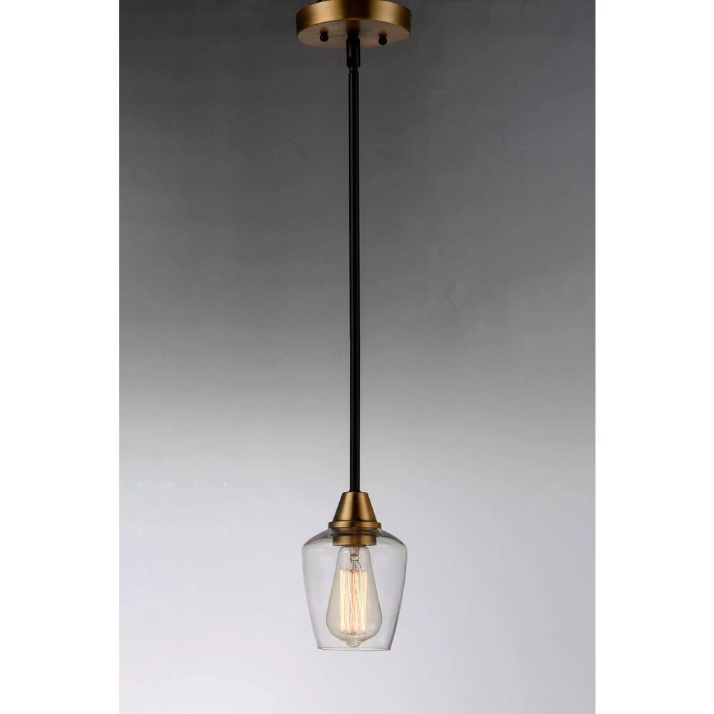 Goblet 1-Light Bronze/Antique Brass Pendant by Maxim Lighting 2 Goblet 1-Light Bronze/Antique Brass Pendant by Maxim Lighting - Image 2