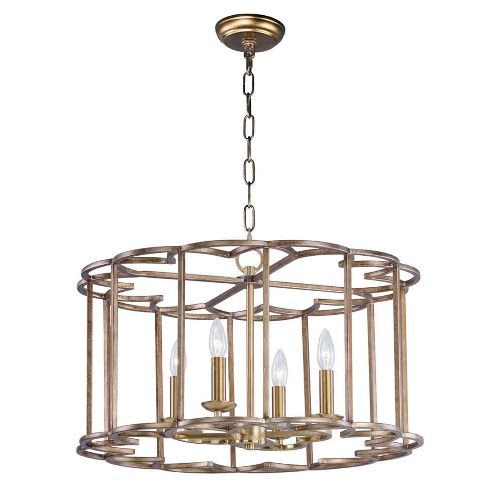 Helix Fusion 4-Light Bronze Chandelier by Maxim Lighting 1 Helix Fusion 4-Light Bronze Chandelier by Maxim Lighting