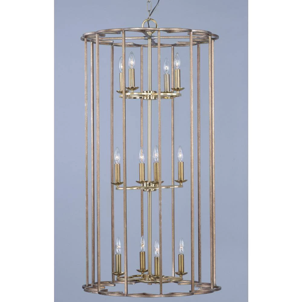 Helix 12-Light Bronze Fusion Pendant by Maxim Lighting 3 Helix 12-Light Bronze Fusion Pendant by Maxim Lighting - Image 3