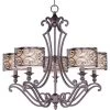 Mondrian 5-Light Umber Bronze Chandelier by Maxim Lighting