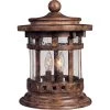 Santa Barbara DC 3-Light Sienna Outdoor Deck Lantern by Maxim Lighting