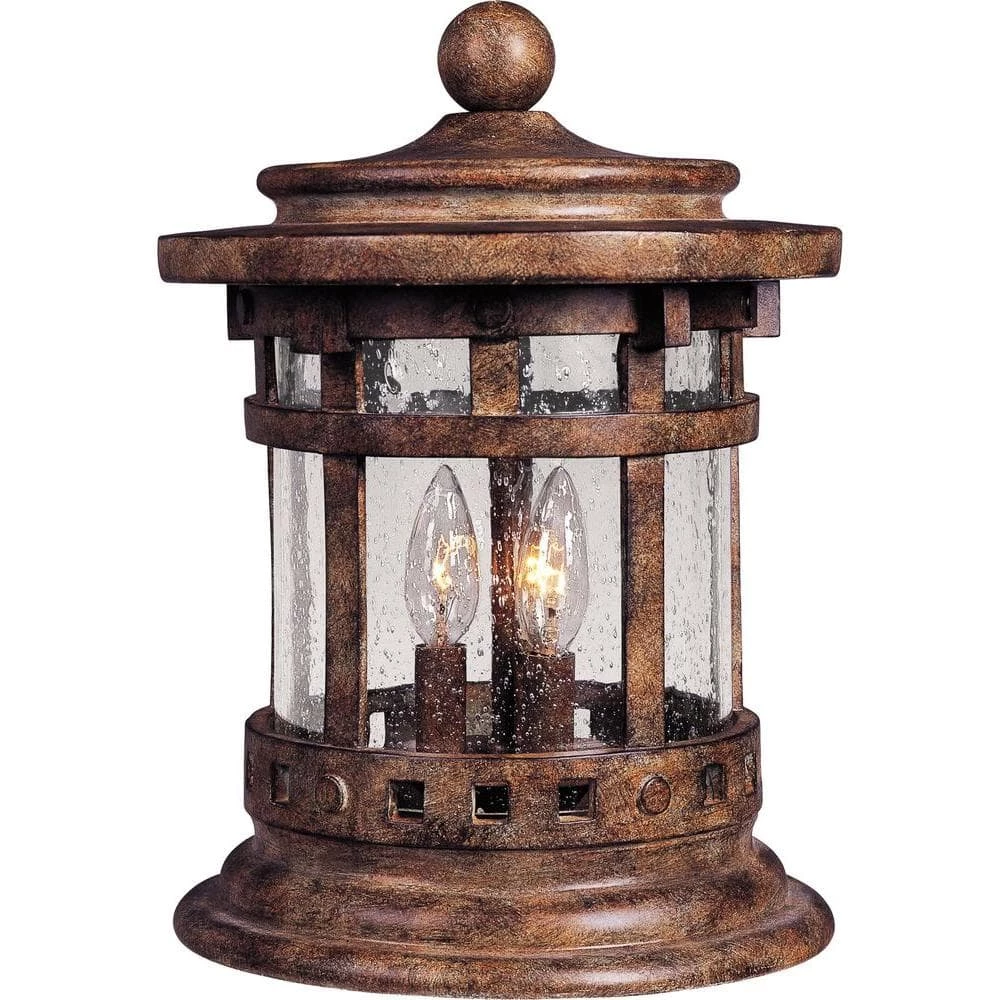 Santa Barbara DC 3-Light Sienna Outdoor Deck Lantern by Maxim Lighting 1 Santa Barbara DC 3-Light Sienna Outdoor Deck Lantern by Maxim Lighting