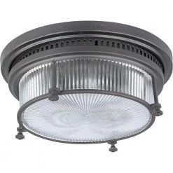Hi-Bay 2-Light Bronze Flush Mount by Maxim Lighting