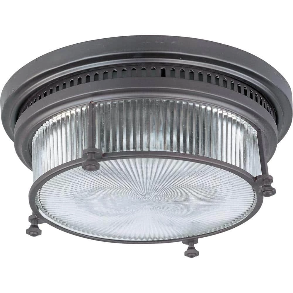 Hi-Bay 2-Light Bronze Flush Mount by Maxim Lighting 1 Hi-Bay 2-Light Bronze Flush Mount by Maxim Lighting