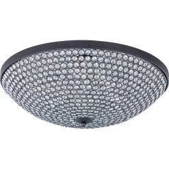 Glimmer 9-Light Bronze Flush Mount by Maxim Lighting