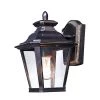 Knoxville 7 in. W 1-Light Bronze Outdoor Wall Lantern Sconce by Maxim Lighting