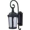 Dover DC 1-Light Bronze Outdoor Wall Lantern Sconce by Maxim Lighting