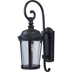 Dover DC 1-Light Bronze Outdoor Wall Lantern Sconce by Maxim Lighting