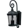 Dover DC 3-Light Bronze Outdoor Wall Lantern Sconce by Maxim Lighting