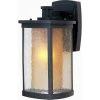 Bungalow 7 in. W 1-Light Bronze Outdoor Wall Lantern Sconce by Maxim Lighting
