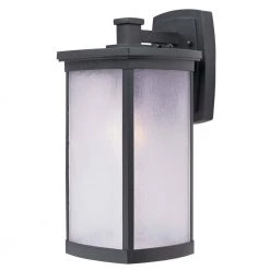 Terrace 8 in. W 1-Light Bronze Outdoor Wall Lantern Sconce by Maxim Lighting
