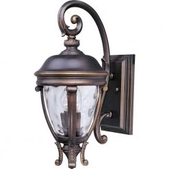 Camden Vivex 2-Light Copper Bronze Outdoor Wall Lantern Sconce by Maxim Lighting