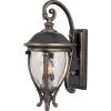 Camden Vivex 3-Light Golden Bronze Outdoor Wall Lantern Sconce by Maxim Lighting