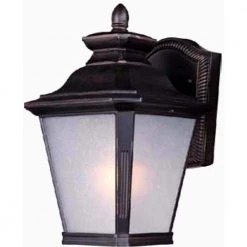 Knoxville 1-Light Bronze Integrated LED Outdoor Wall Lantern Sconce by Maxim Lighting