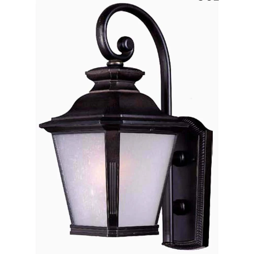 Pier M 10.25 in. Wide 1-Light Empire Bronze Outdoor Integrated LED Wall Lantern Sconce by Maxim Lighting 1 Pier M 10.25 in. Wide 1-Light Empire Bronze Outdoor Integrated LED Wall Lantern Sconce by Maxim Lighting