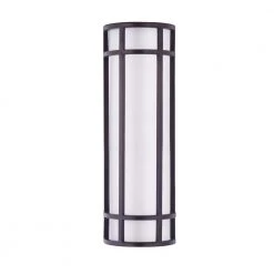 Moon Ray 1-Light Bronze Integrated LED Outdoor Wall Lantern Sconce by Maxim Lighting