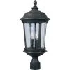 Dover DC 3-Light Bronze Outdoor Pole/Post Mount by Maxim Lighting