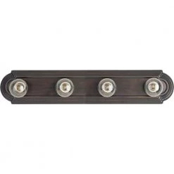 Essentials 4-Light Oil-Rubbed Bronze Bath Vanity Light by Maxim Lighting