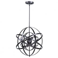 Sputnik 9-Light Bronze Rupert Pendant by Maxim Lighting