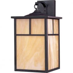 Coldwater 1-Light Burnished Outdoor Wall Lantern Sconce by Maxim Lighting